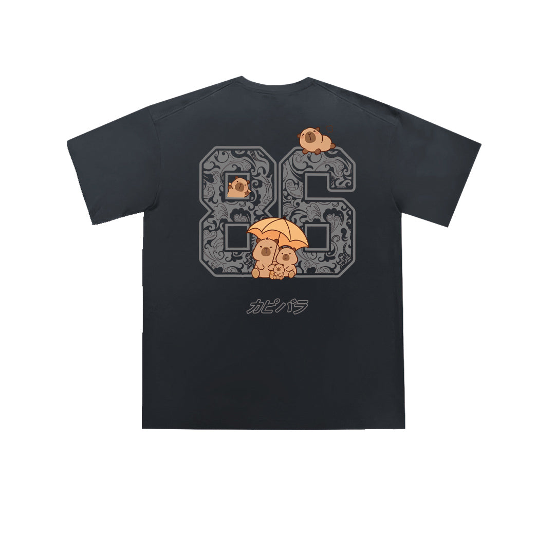 86 Capybara Oversized Tee - 3967