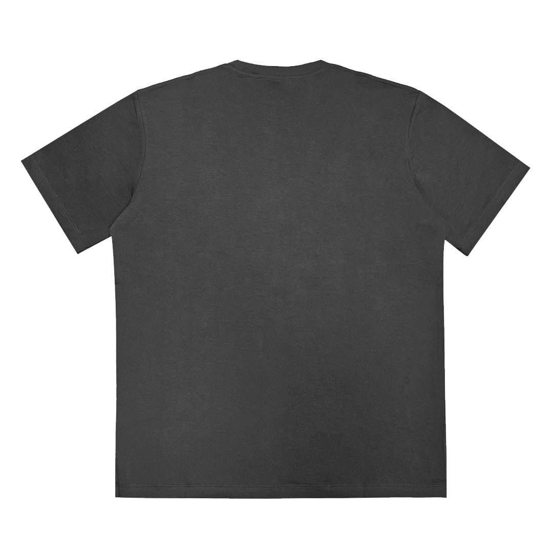 Dark Grey Basic Oversize Tee Cool Weave cotton 3554