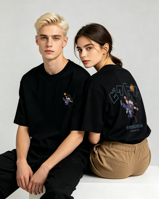 "DB"Oversized Tee - 3856