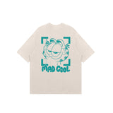 "MAD COOL" High Graded Odell Fabric Oversized Tee 2826