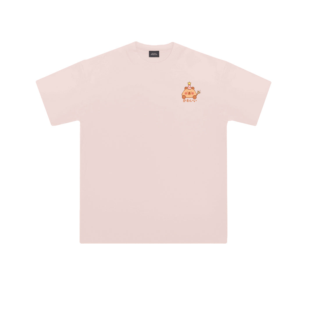 "WOW CAPYBARA" Oversized Unisex Kids T-Shirt - 36731