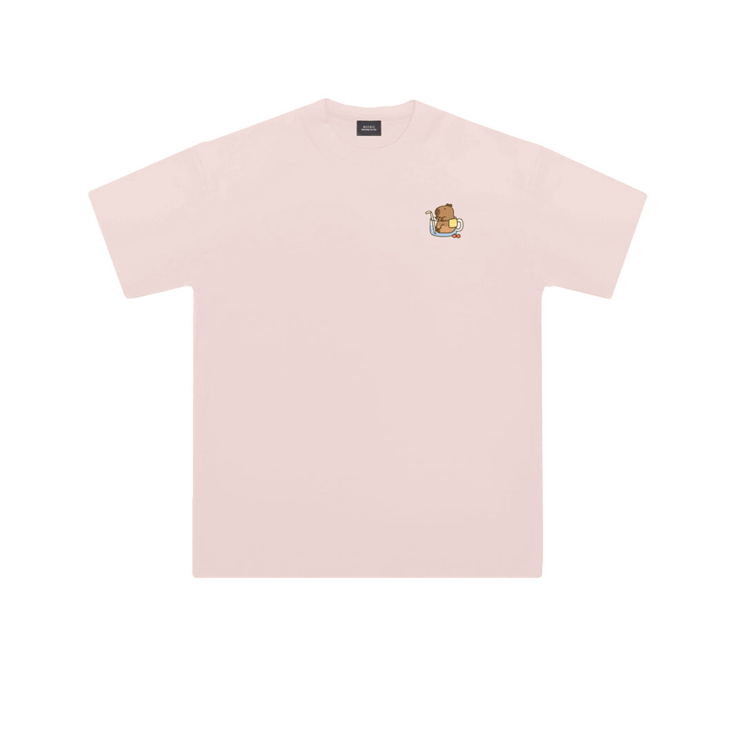 "LOVE"CAPYBARA Oversized Tee - 3656