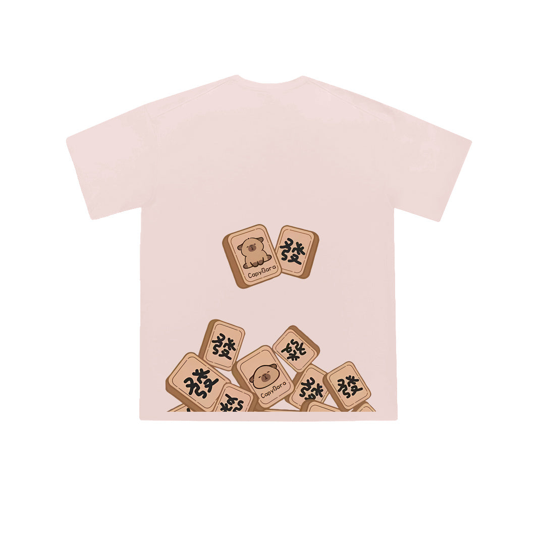”发 CAPYBARA" Oversized Tee - 3615