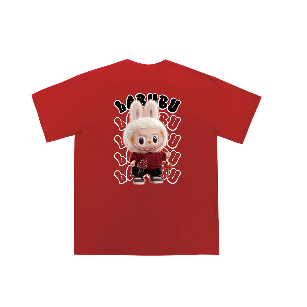 "Labubu in Fortune Attire" Oversized Unisex Kids T-Shirt 20941