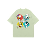 "Talented Snoopy" High Graded Odell Fabric Print Oversized Tee 2615