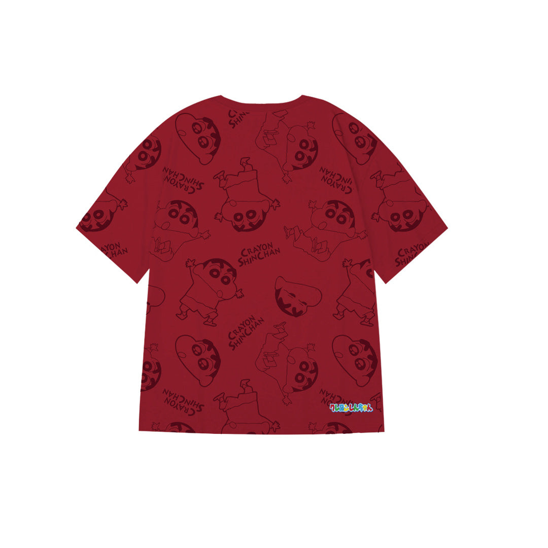 "Shin-Chan" Graffiti Oversized Tee - 2979