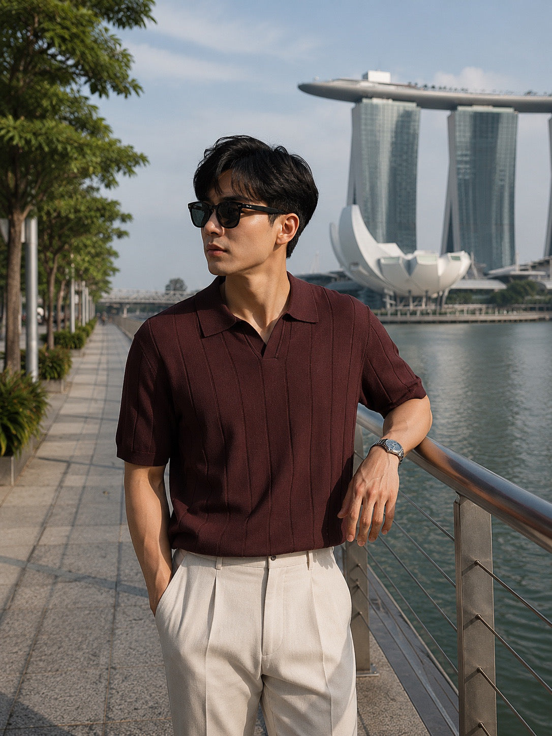 Brown Polo T-Shirt 4885