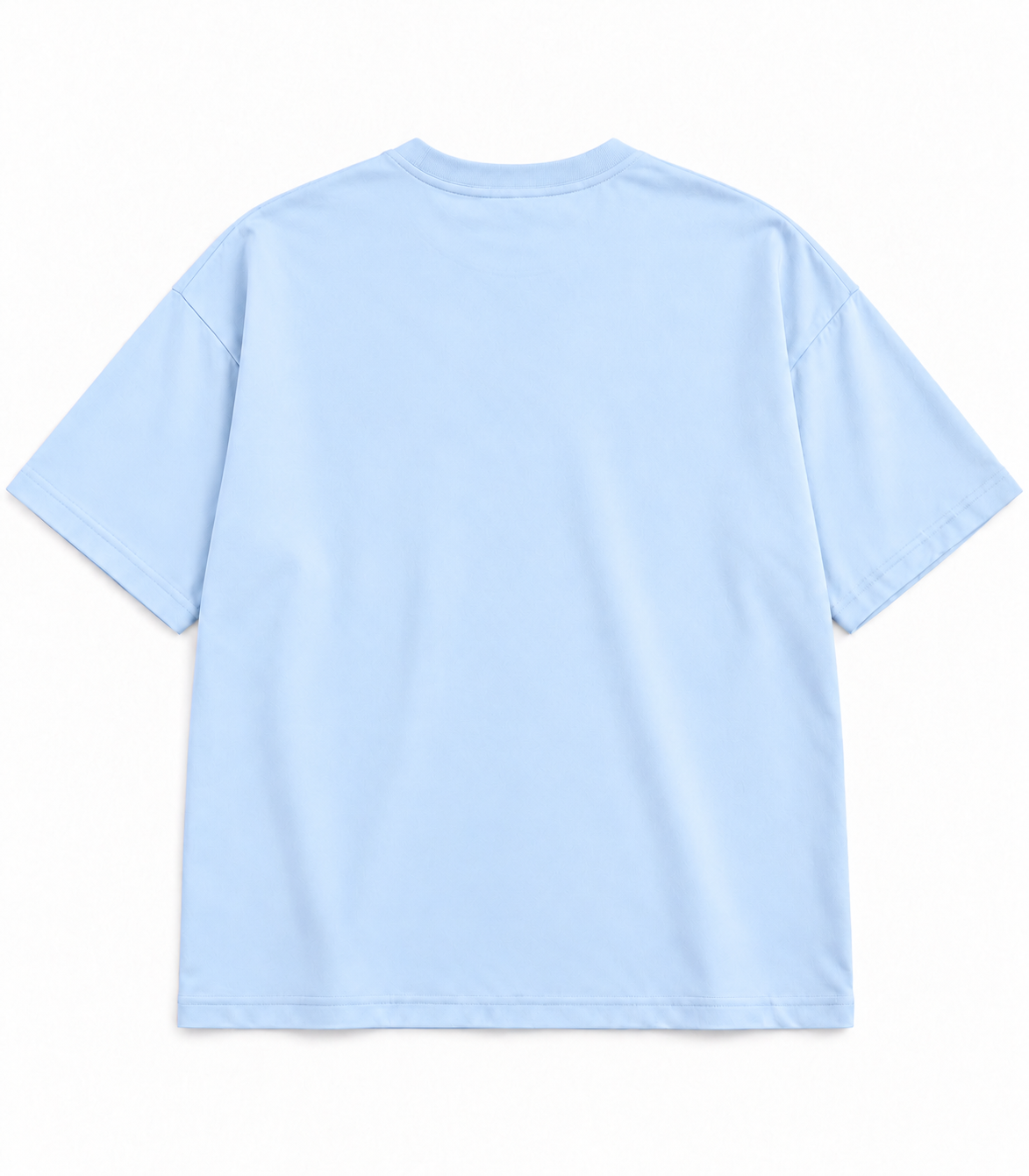 Light Blue Basic Ultra Cool Oversize Tee 3554