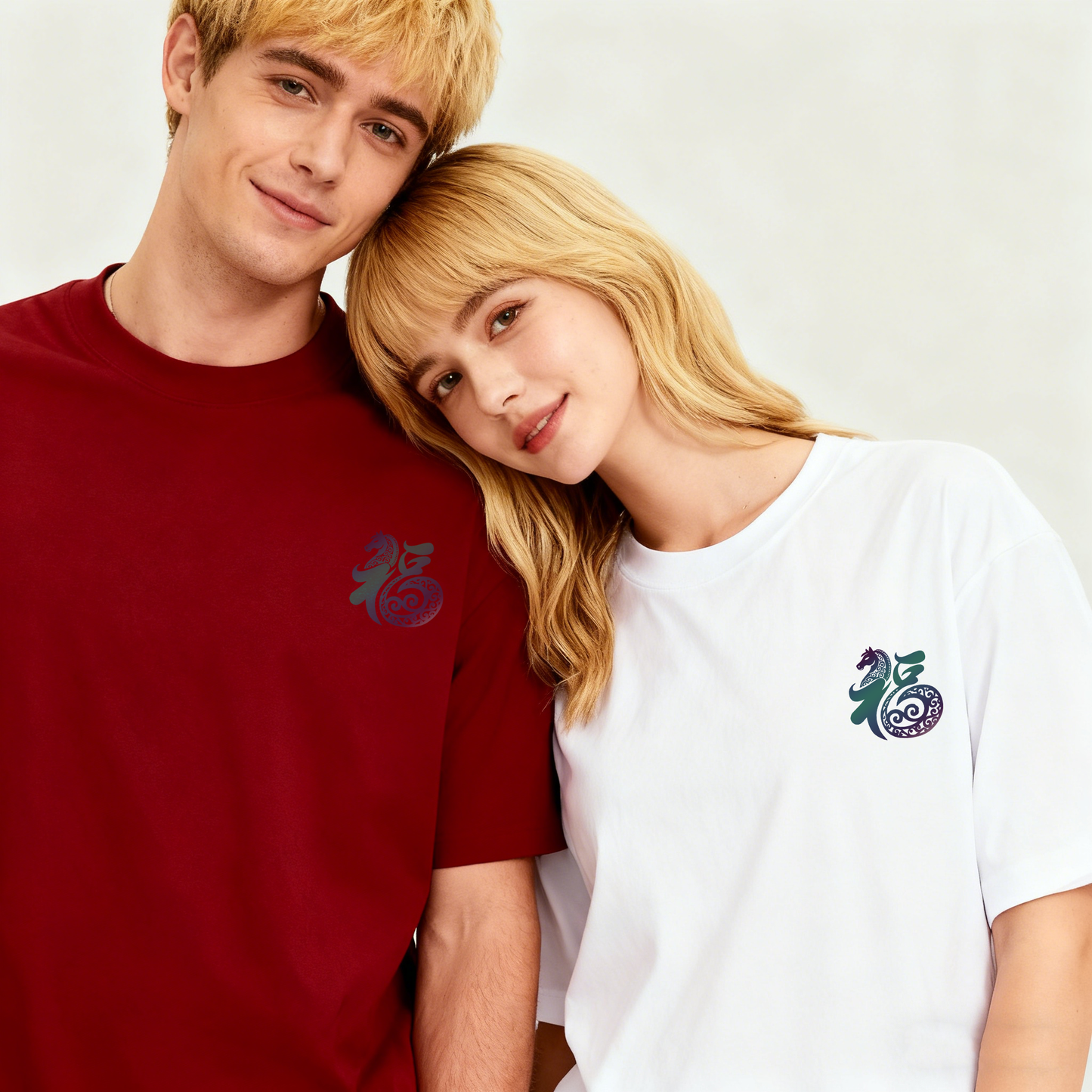 ”福 A" Oversized Tee - 3619