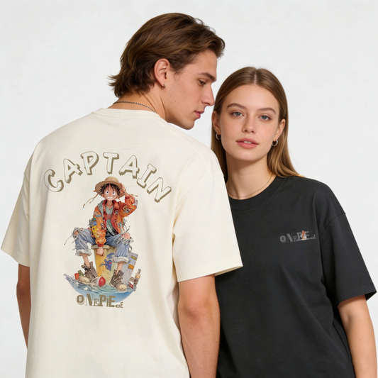 ”CAPTAIN" Oversized Tee - 3612