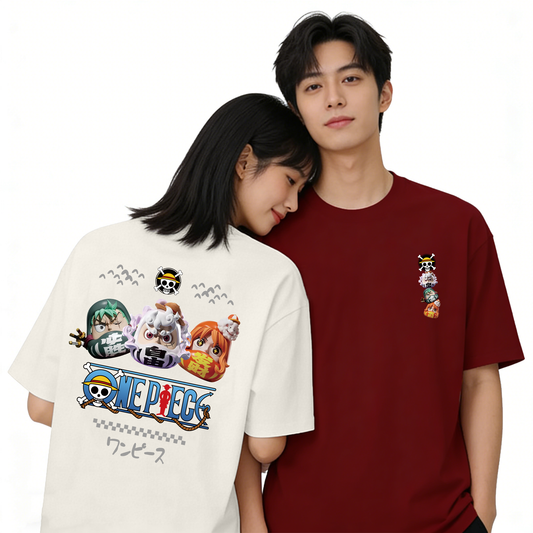 ”ワンピース" Oversized Tee - 3594