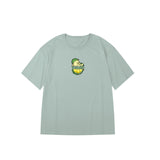 "Durian Dolphin-licious" High Graded Odell Fabric Print Oversized Tee 2491