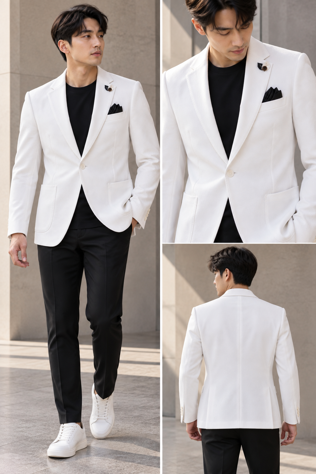 Minimalistic Blazer White
