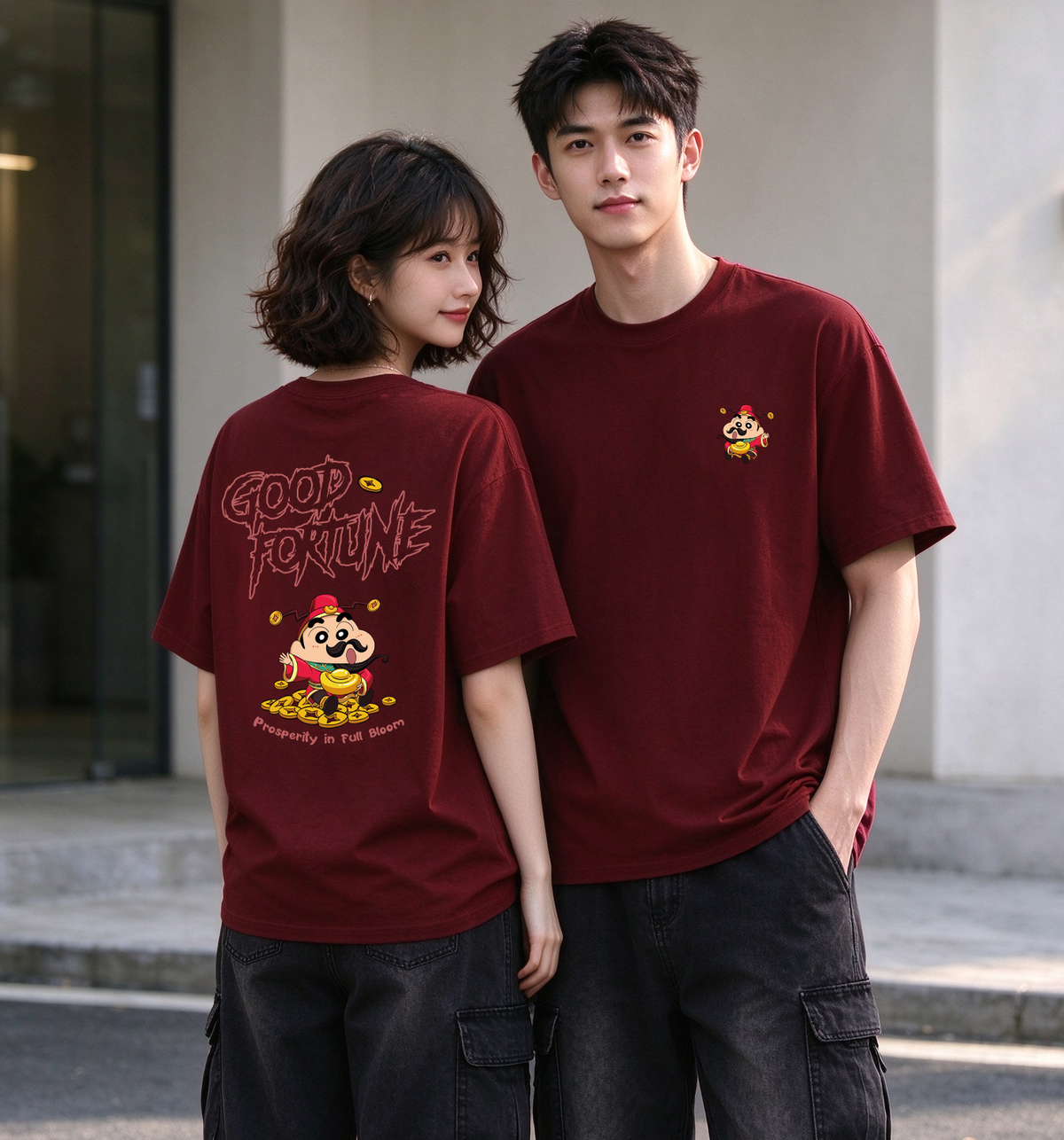 NEW YEAR Oversized Tee - 3955