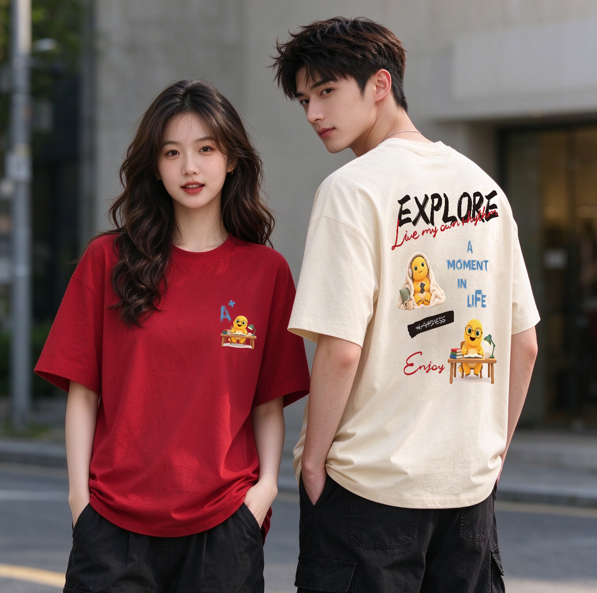Explore Oversized Tee - 3986
