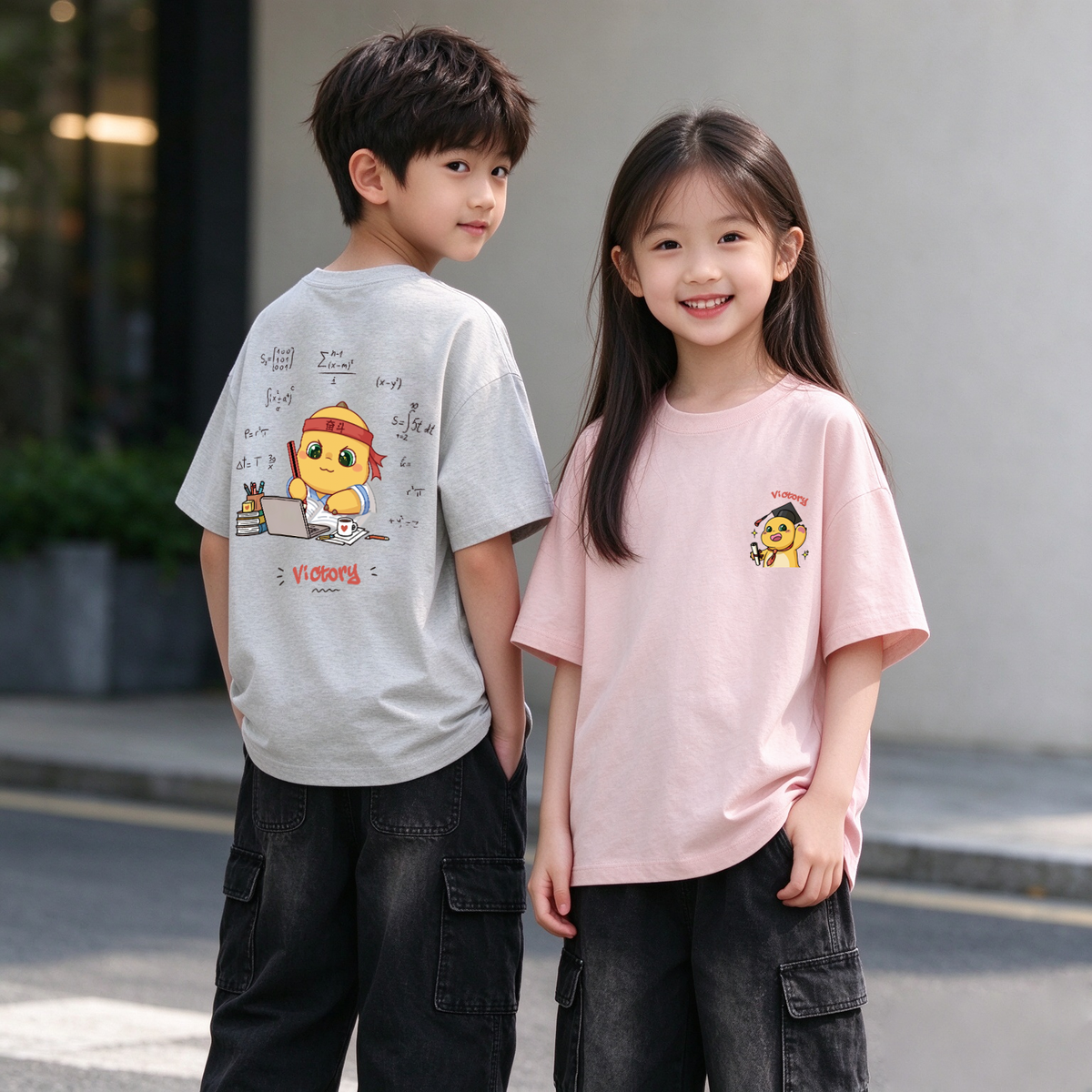 Victory Oversized Unisex Kids T-Shirt - 39871