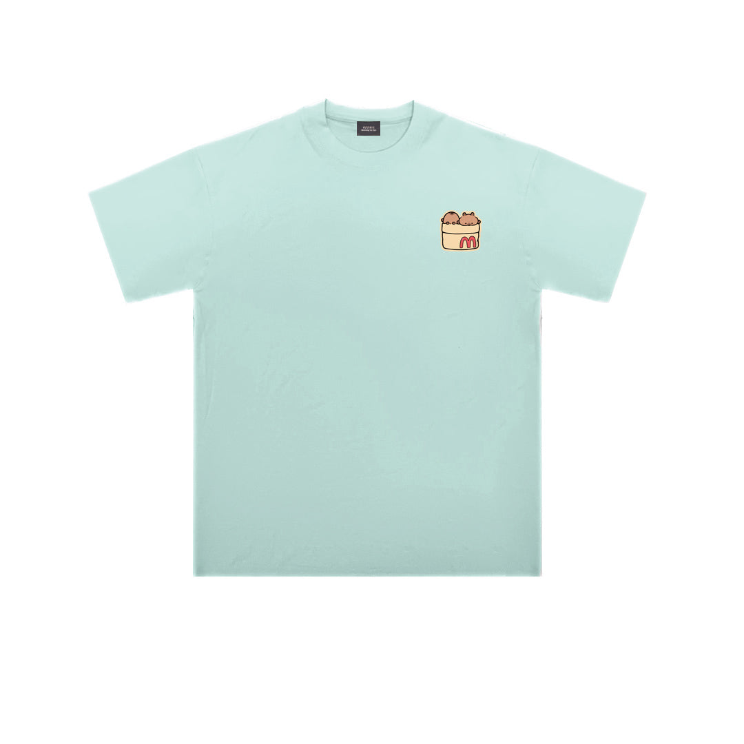 "YUMMY"CAPYBARA Oversized Tee - 3540