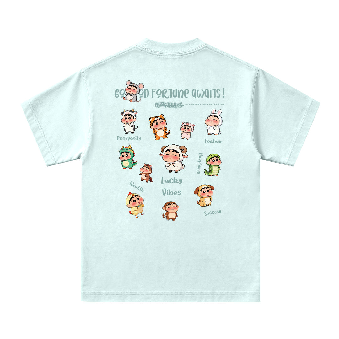 Lucky Vibes Oversized Unisex Kids T-Shirt - 39401