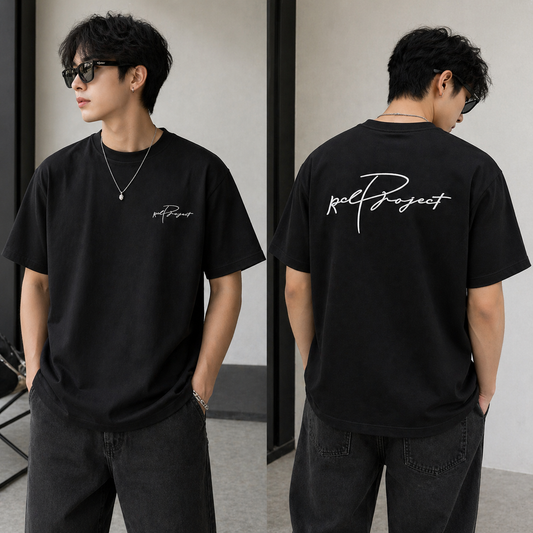 "RCL Project" Oversized Tee - 3509 (Black)