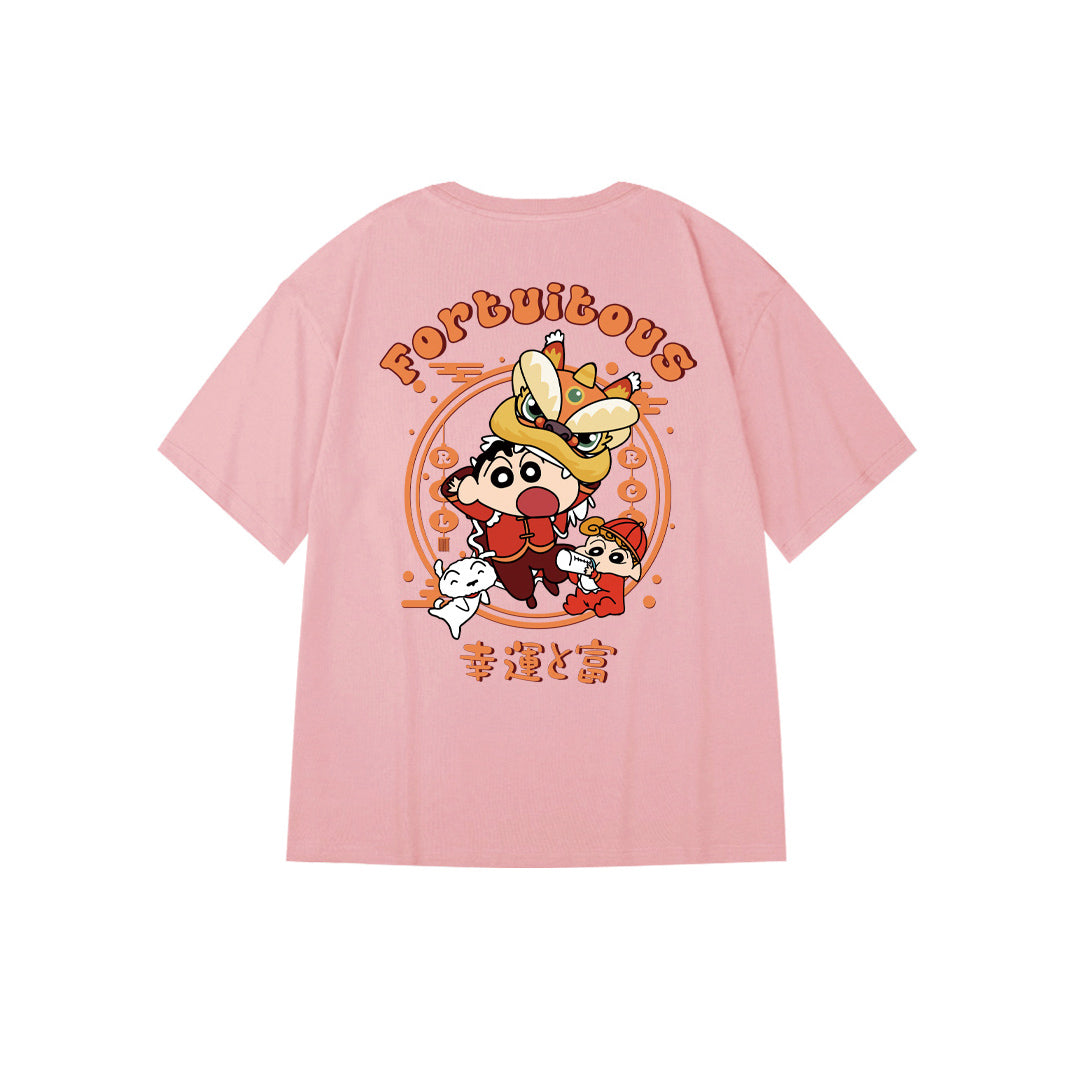 "Fortuitous Shin-Chan" Oversized Tee - 2977