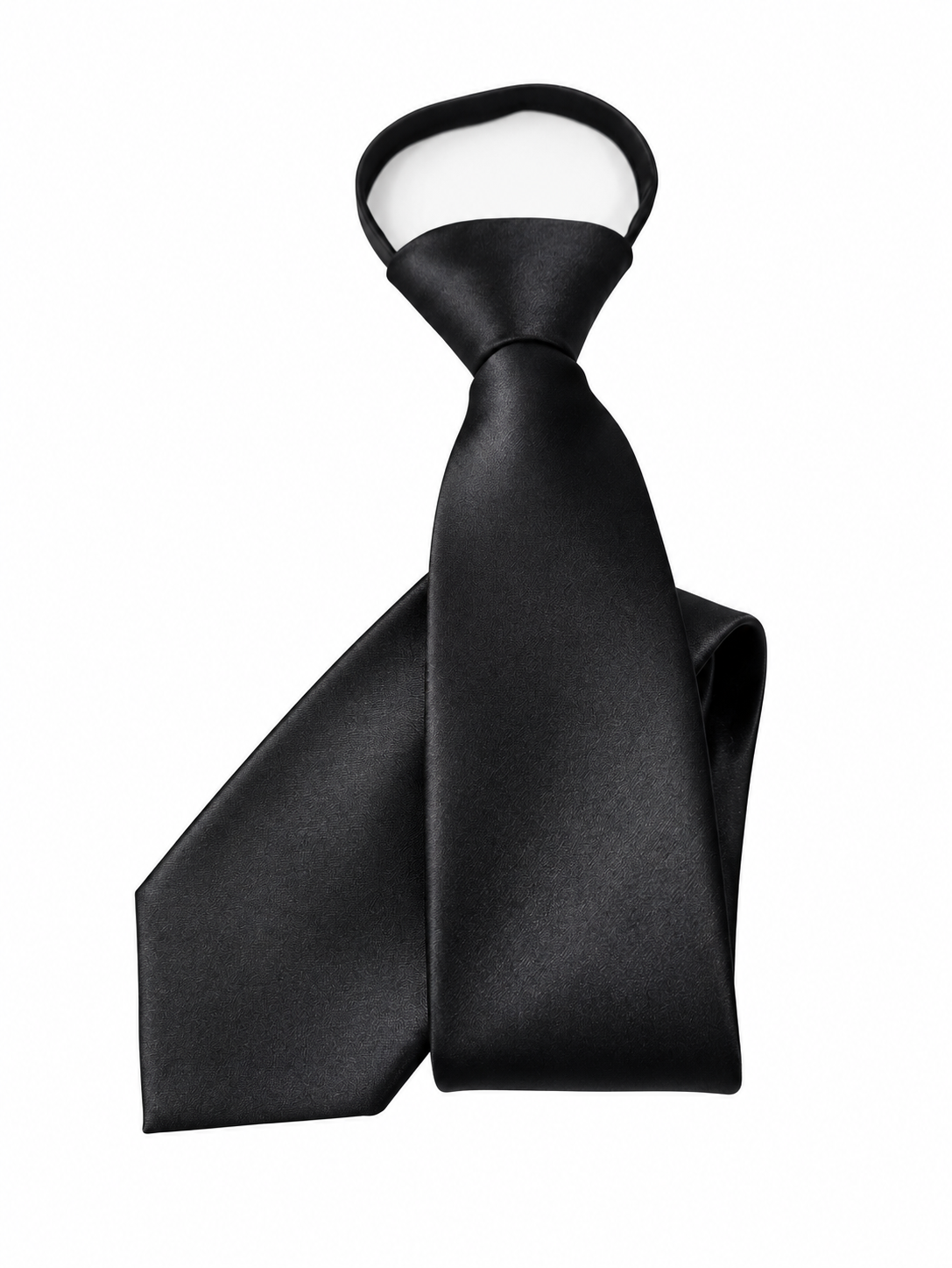 Classic Satin Tie (Black)