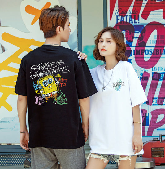 "MUSIC" SpongeBob SquarePants Oversized Tee - 3646