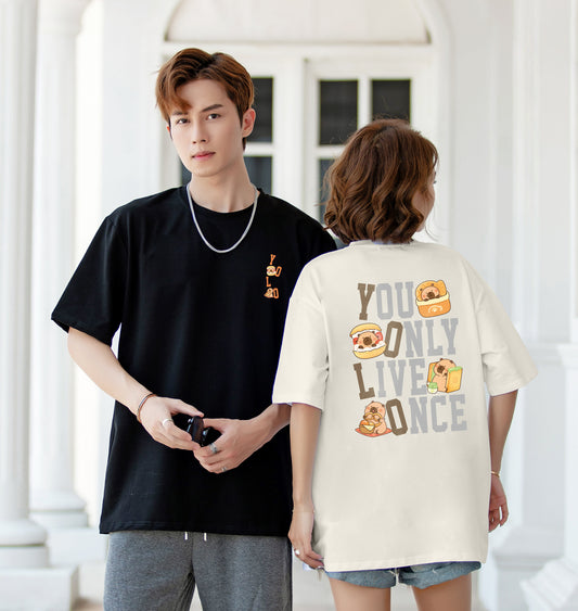 "YOLO CAPYBARA" Oversized Tee - 3557