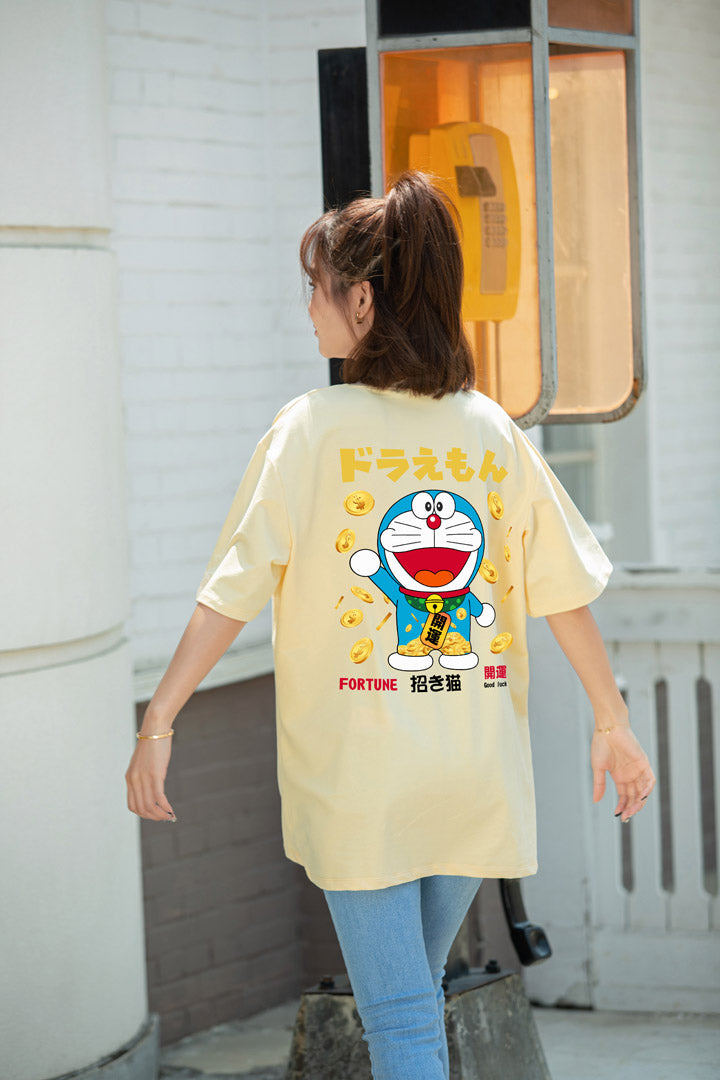 "FORTUNE CAT" Oversized Tee - 2955