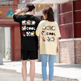 "COOL" High Graded Odell Fabric Print Oversized Tee 2609