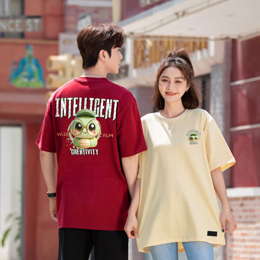 "INTELLIGENT SNAKE" Oversized Tee - 2973