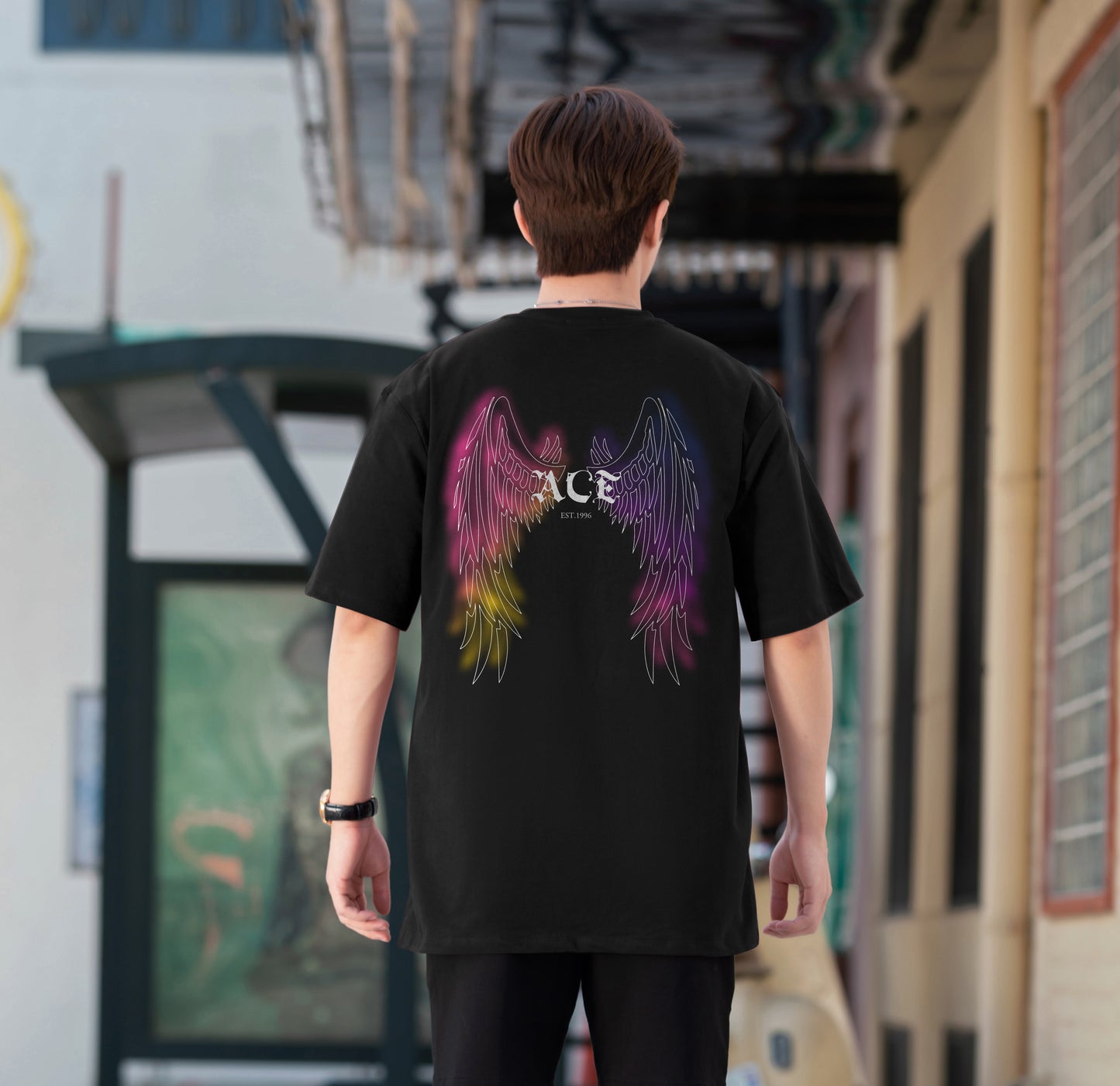 "FLY " Oversized Tee - 3608