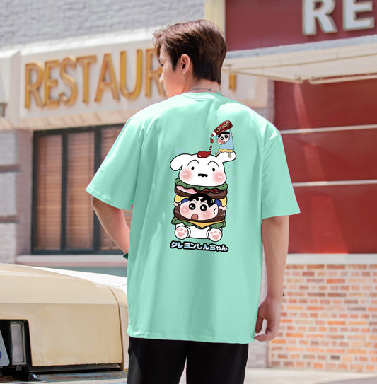 "Shin-Chan Burger" Oversized Tee - 2554