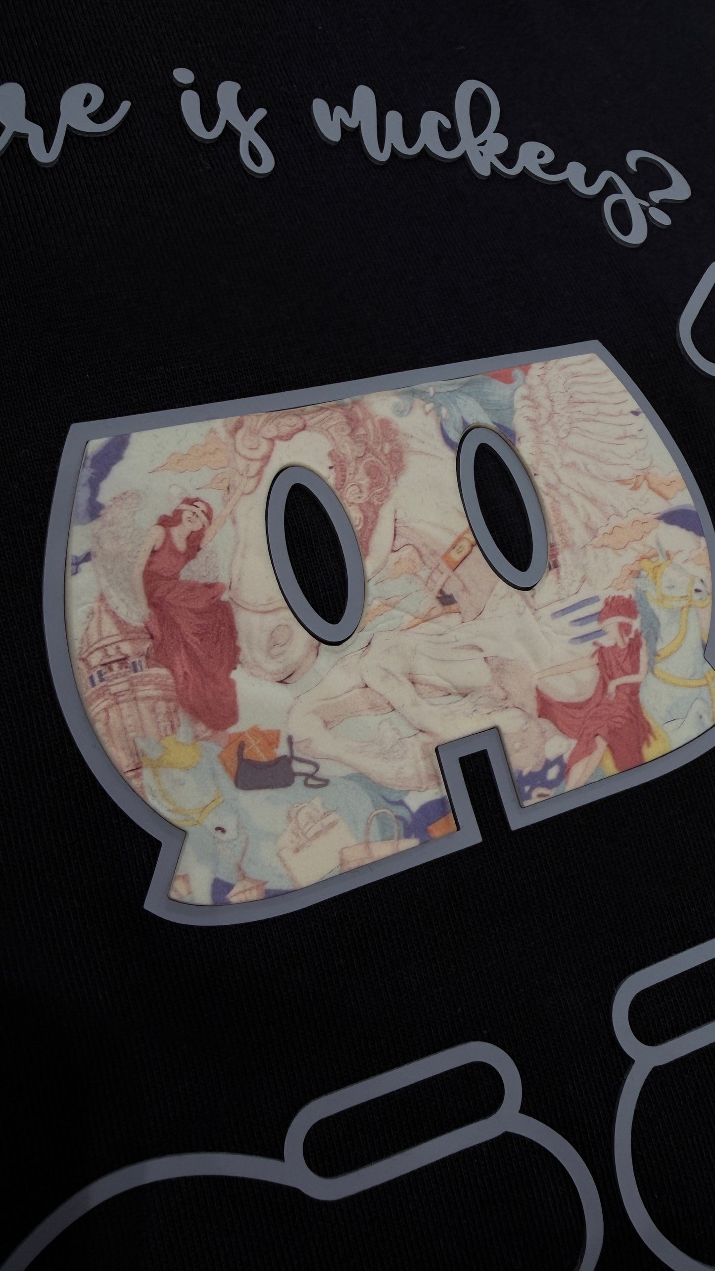 ”Where is Mickey" Oversized Tee -3809