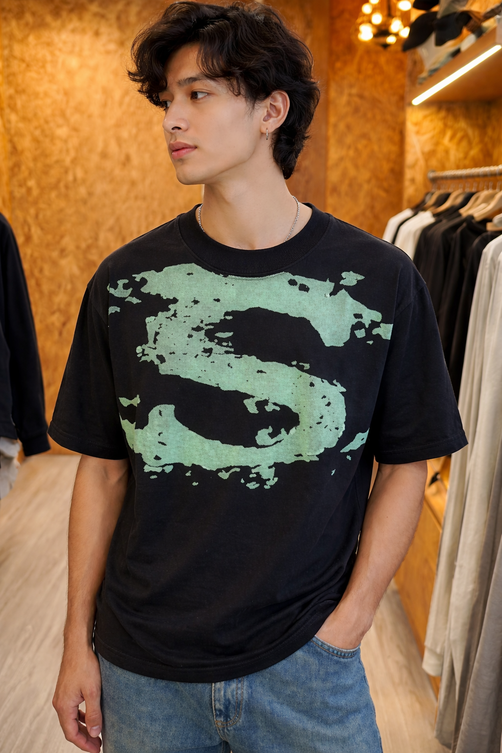 “S” Oversized Tee - 2908