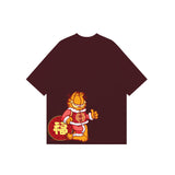 "Chinese Costume Garfield" High Graded Odell Fabric Oversized Tee 2713