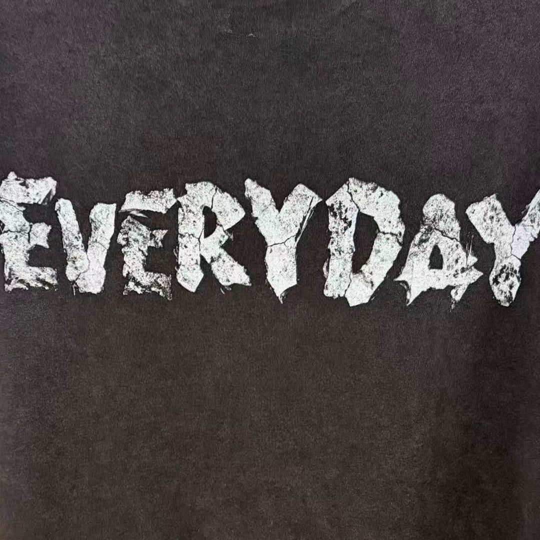 "YOLO EVERYDAY" Oversized Tee - 3691