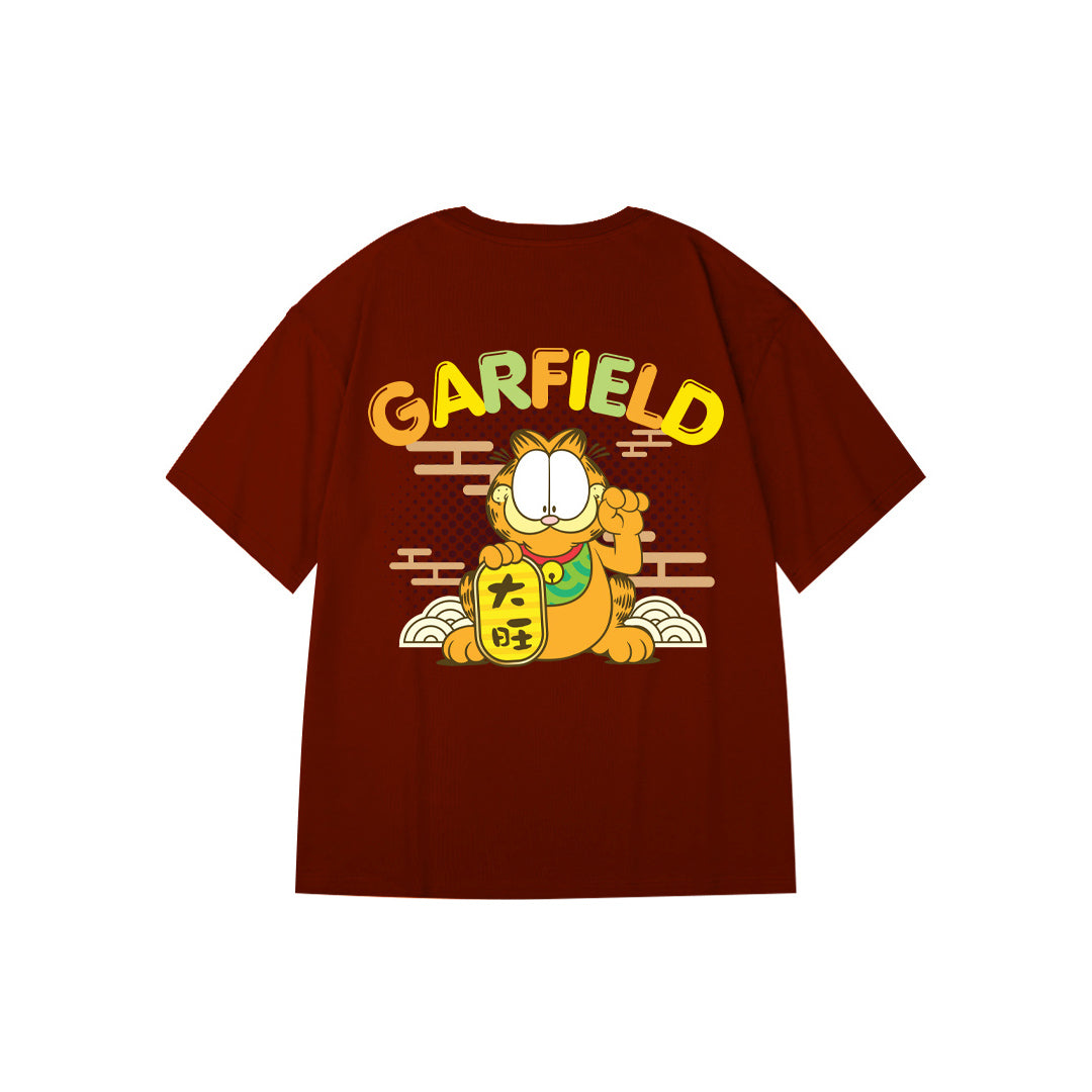 "大旺 Prosperity Garfield" High Graded Odell Fabric Oversized Tee 2727