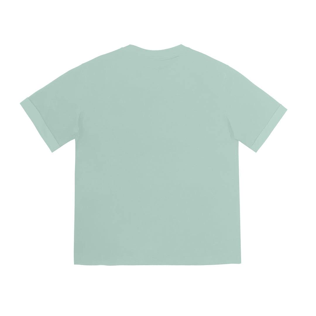 Light Green Basic Oversize Tee Gracell Material - 2890