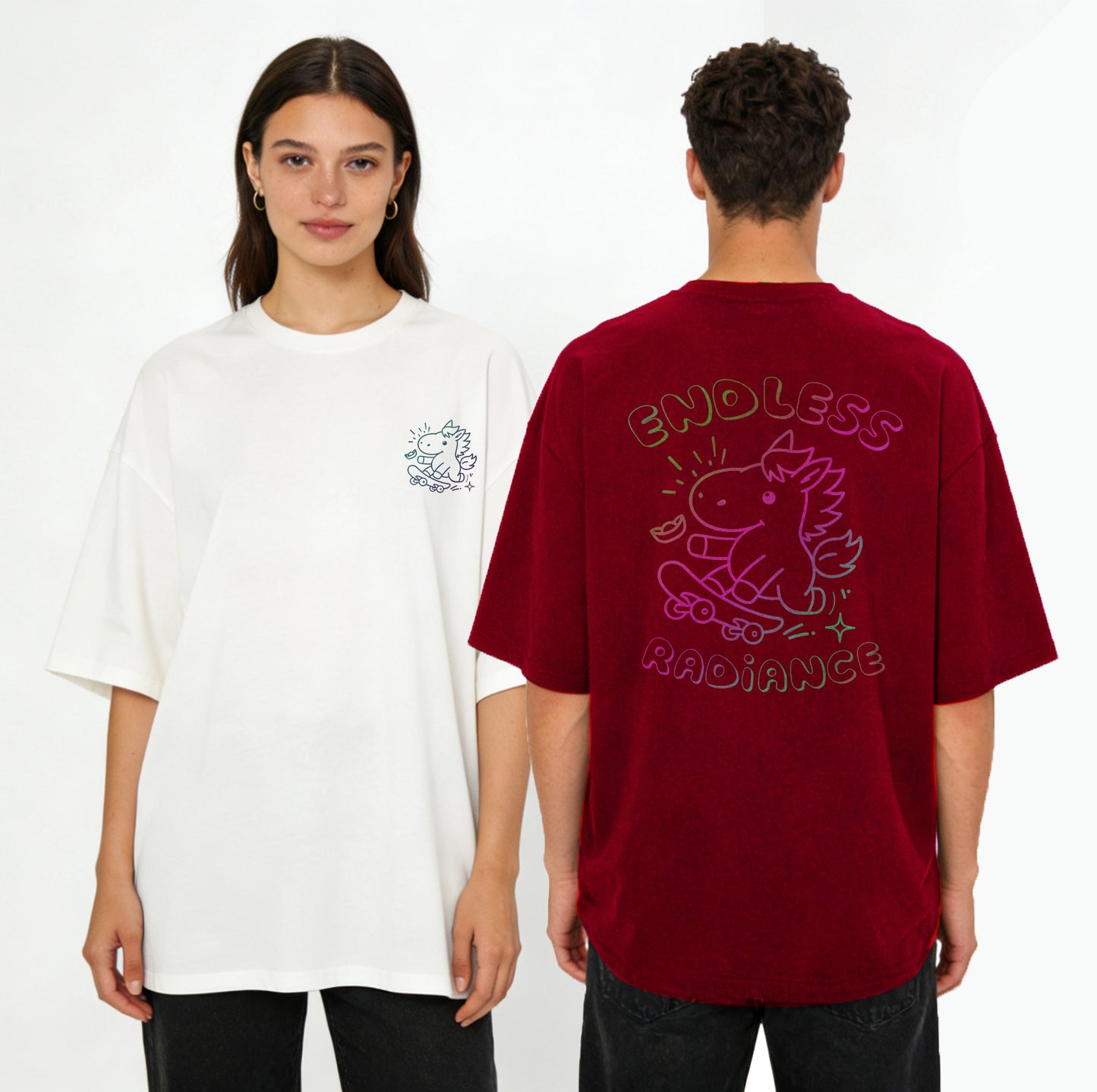 "ENDLESS" Oversized Tee - 3581