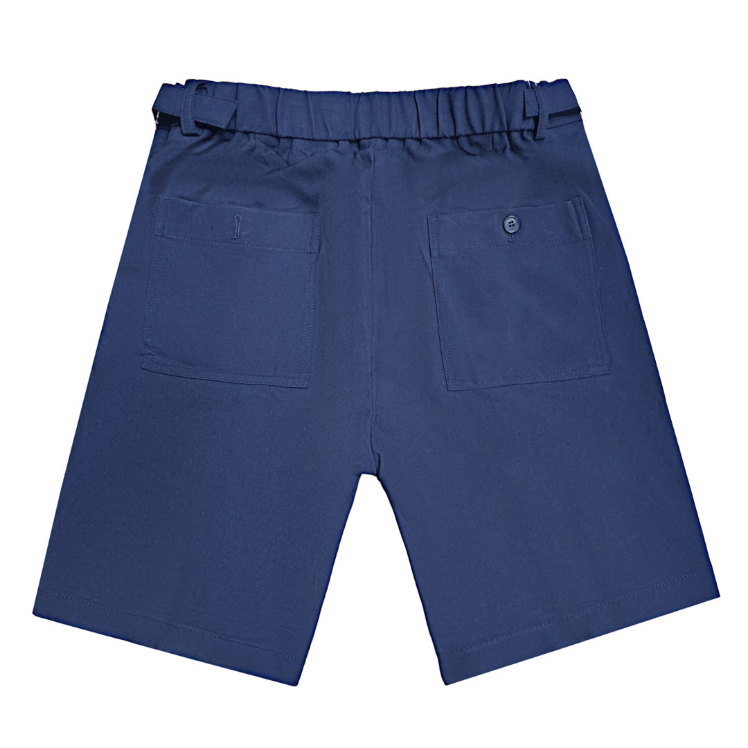 Slim Fit Chino Shorts (Navy) 8053