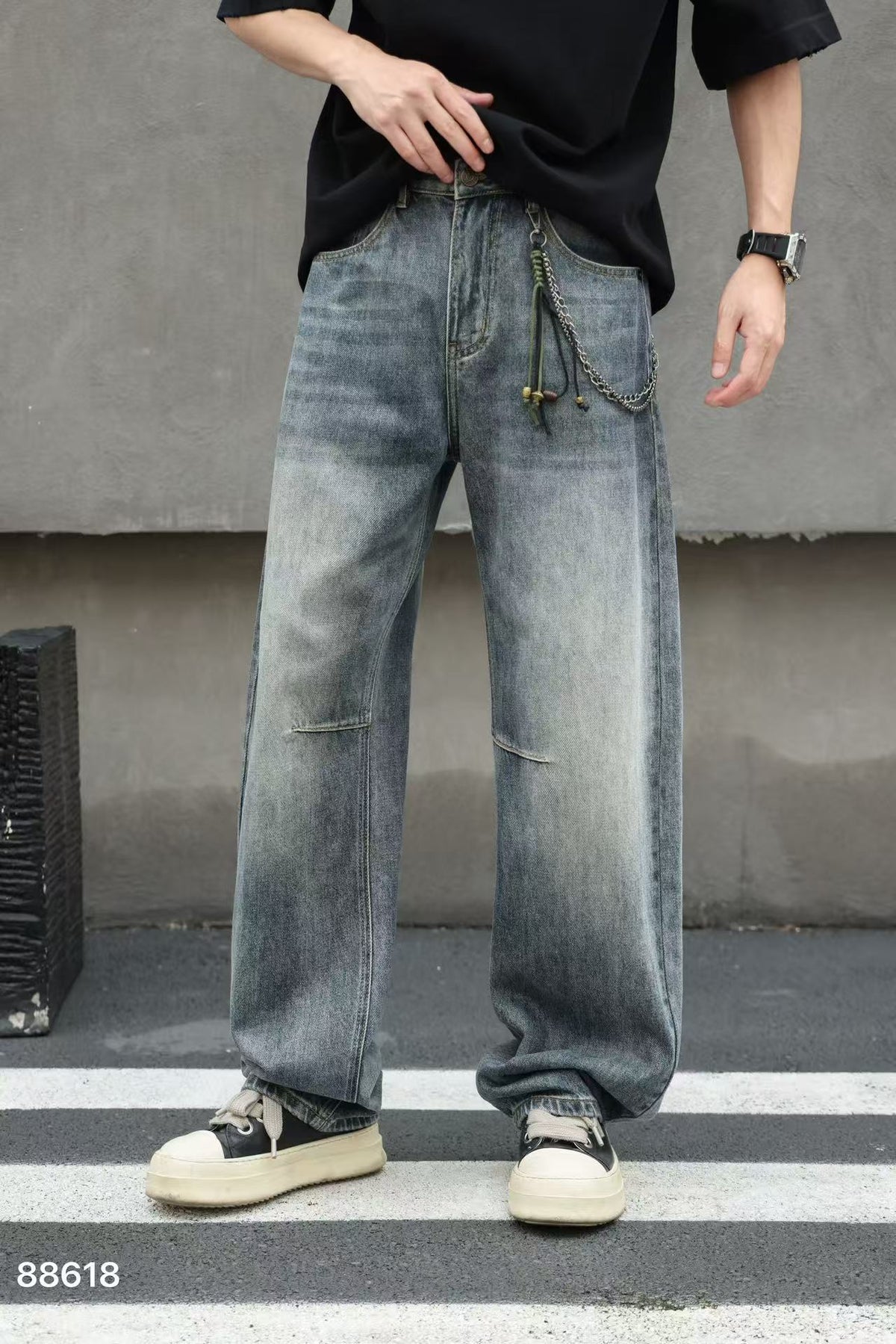 Blue Cargo Jeans 88618