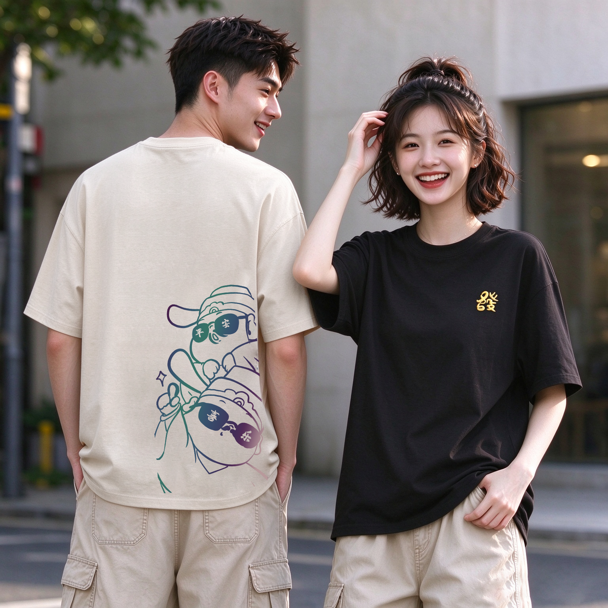 NEW YEAR Oversized Tee - 3982