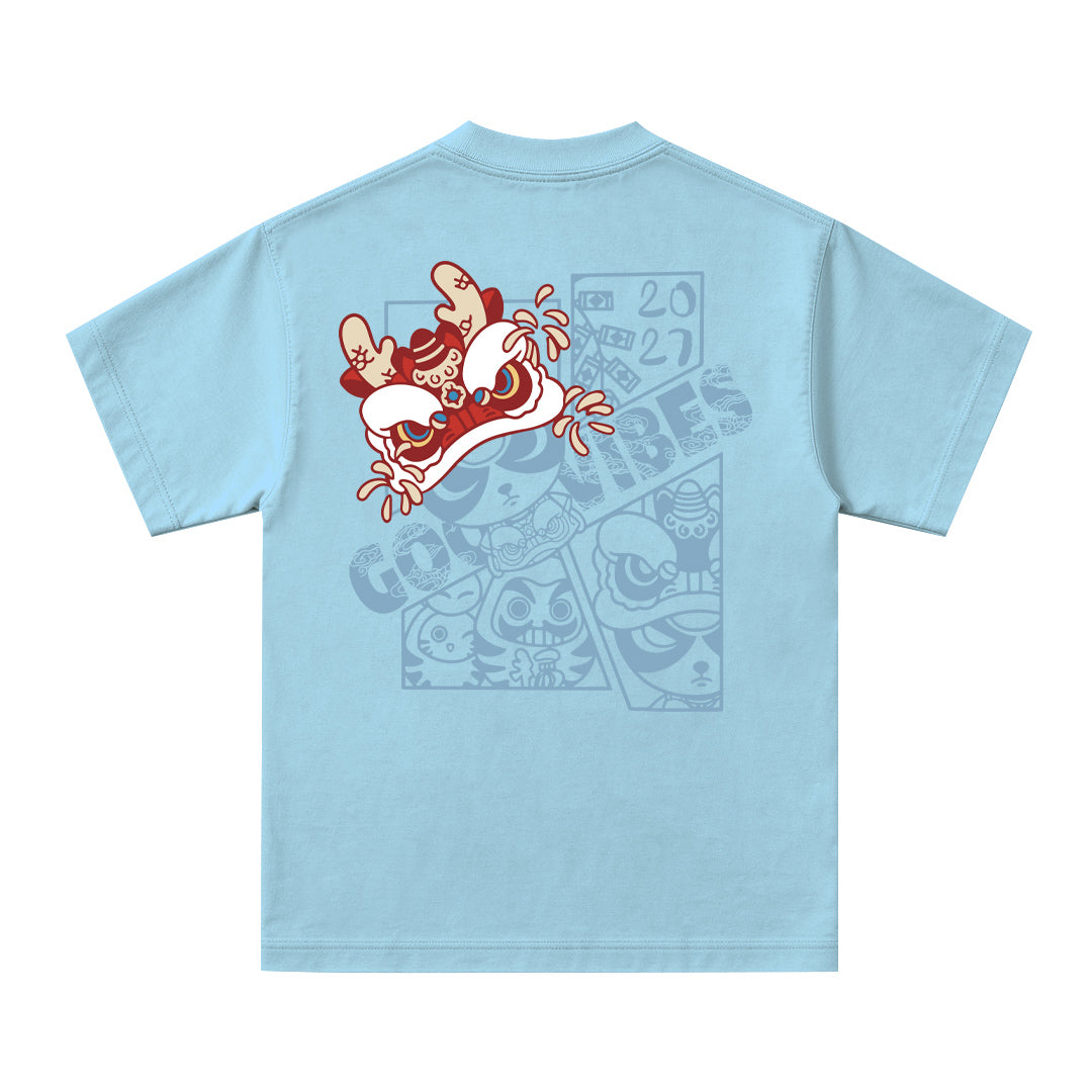 "Good Vibes" Oversized Tee - 3933