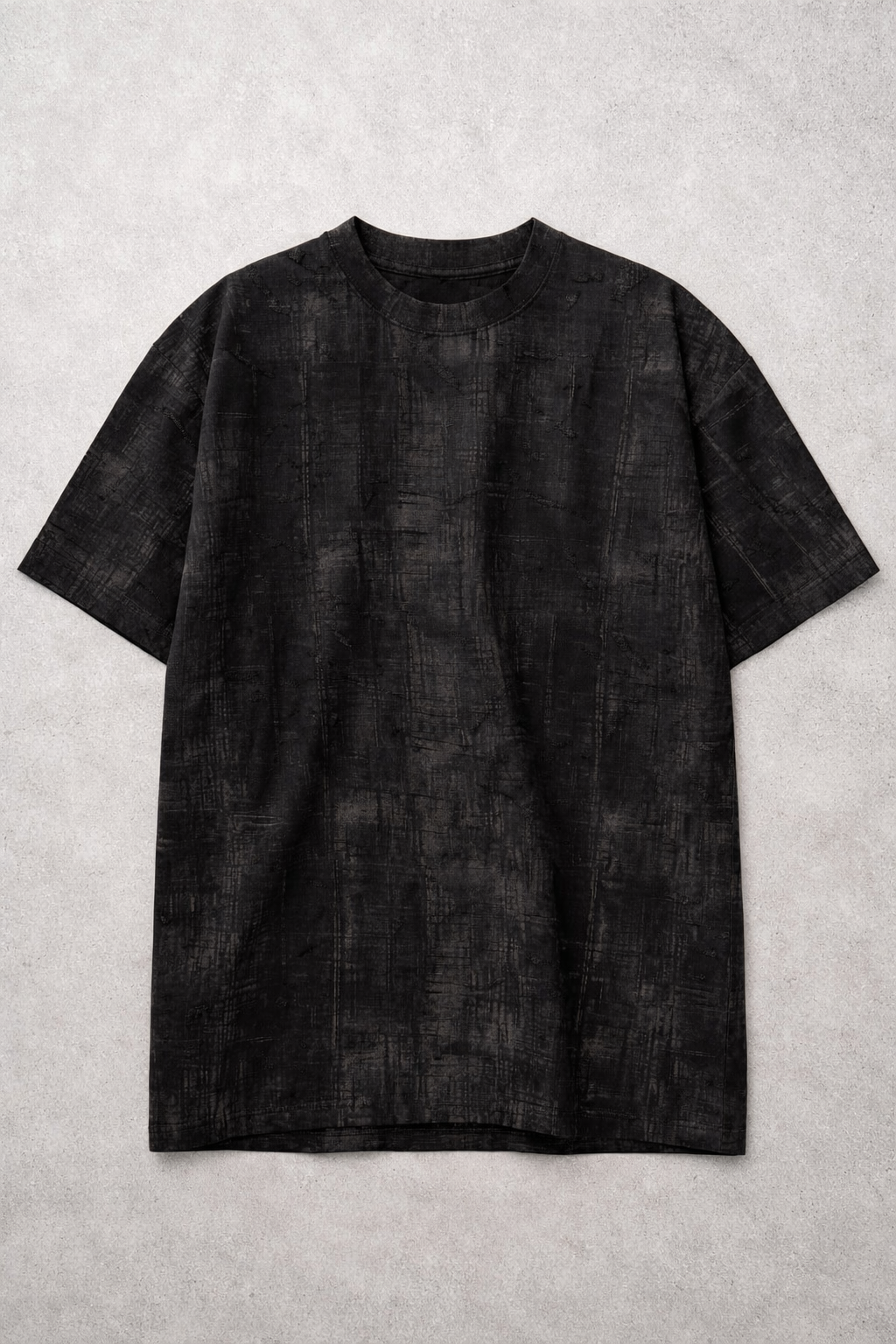 Textured Oversized Tee -3521