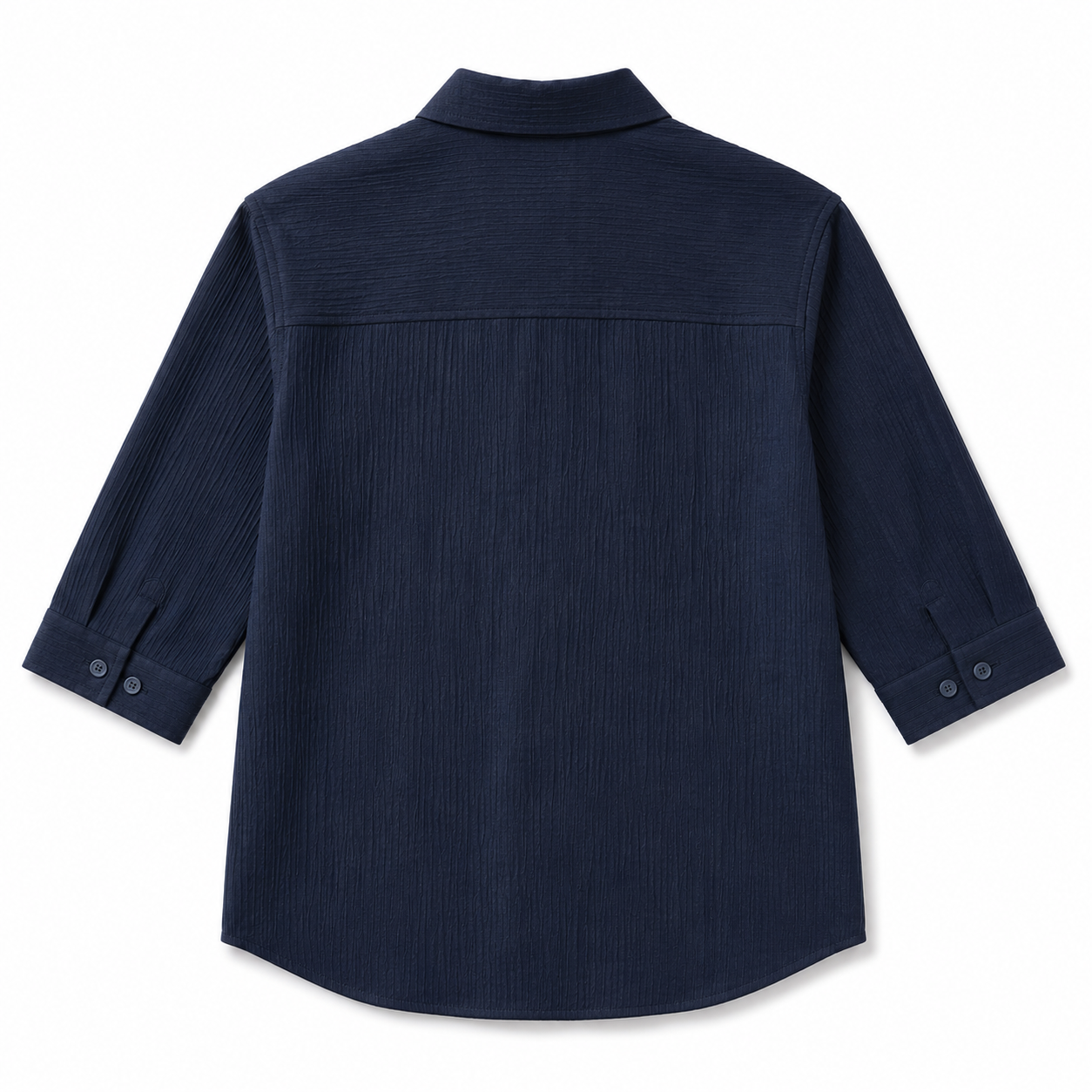 Navy 3/4-Sleeve Shirt 1313