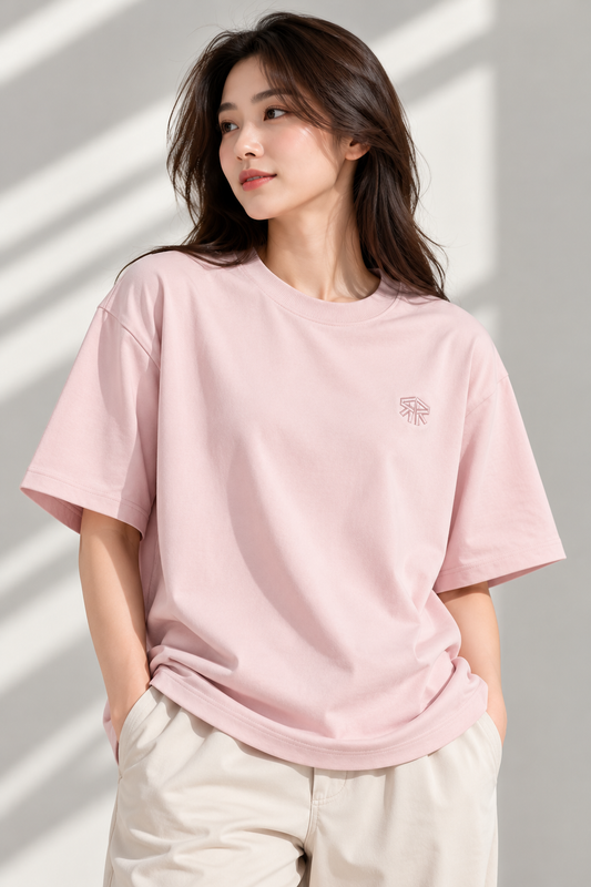 Pink Basic Ultra Cool Oversize Tee 3554