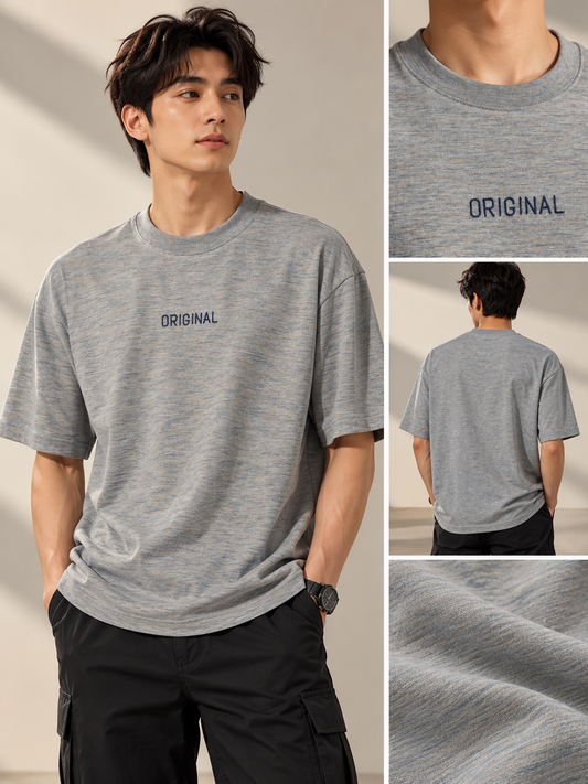 “Original” Blue Oversized Tee -3787