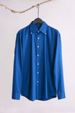 Long Sleeve Plain Shirt (Blue) 6831