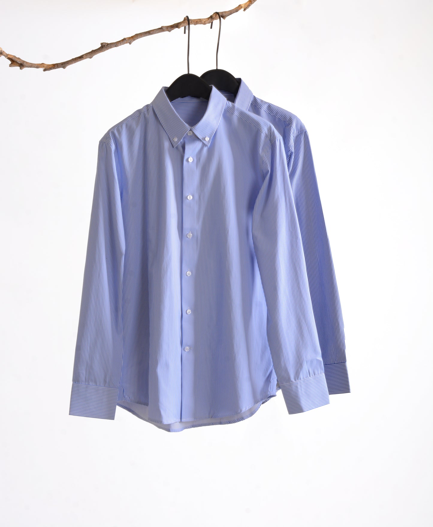 Long Sleeve Plain Shirt (Blue) 6832