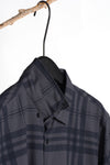 CHECKERED GREY 3/4-sleeve shirt 1086